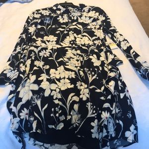 Long sleeve floral dress